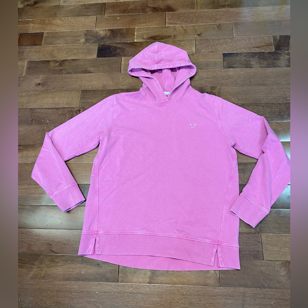 Peter Millar Hoodie Faded Pink Golf Pullover  Women’s Size M Stretch